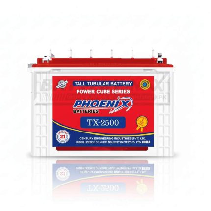 Phoenix TX-2500 Deep Cycle Lead Acid Unsealed Tubular UPS & Solar Battery