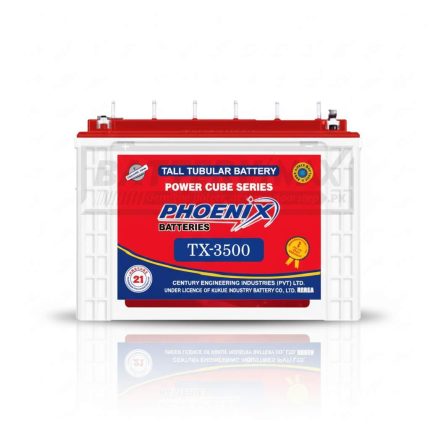 Phoenix TX-3500 Deep Cycle Lead Acid Unsealed Tubular UPS & Solar Battery